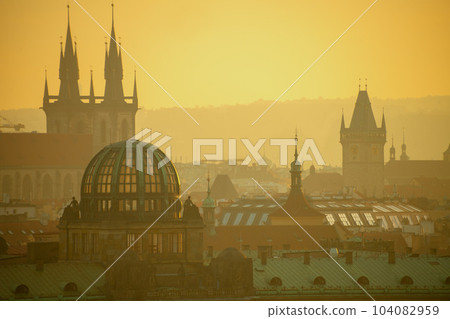 landscape with church of our lady before tyn landscape with church of our lady before tyn 104082959