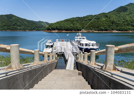 Miyagase Dam Lake Pleasure Boat Miya Maru boarding area 104083131