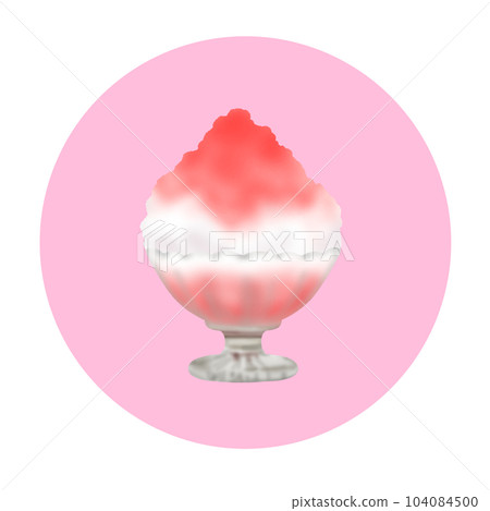 刨冰圖標粉紅色 104084500