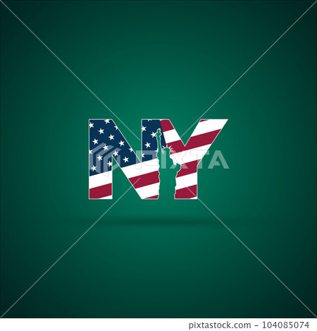 NY flag and palm abstract wallpaper NY flag and palm abstract wallpaper 104085074