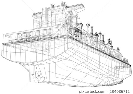 LPG Gas transportation lng tanker ship. EPS 10 LPG Gas transportation lng tanker ship. EPS 10 104086711