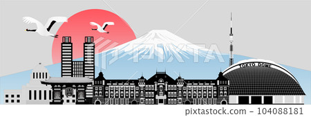 富士山,日本東京,世界遺產風景 富士山,日本東京,世界遺產風景 104088181