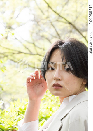 Fresh green and women Fresh green and women 104088713