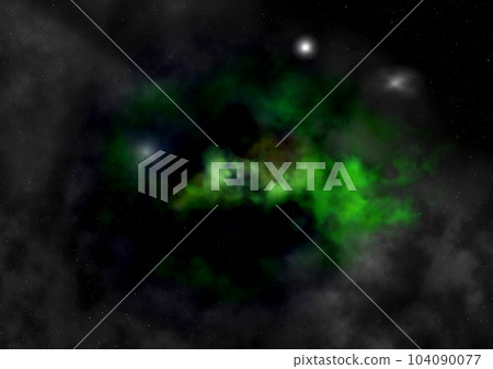 Star field in space and a nebulae Star field in space and a nebulae 104090077