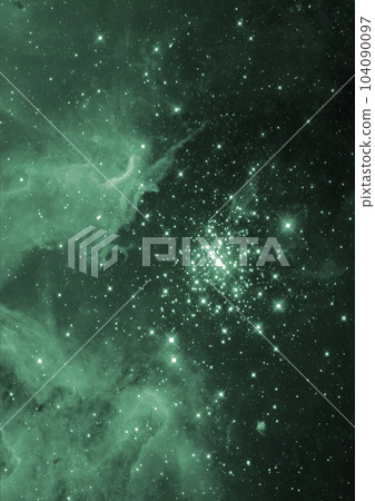 Star field in space and a nebulae 104090097