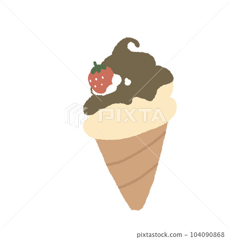 ice cream chocolate ice cream chocolate 104090868