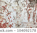 cement old have smear and smudge texture. Old surface wall cracked and peeling. 104092178