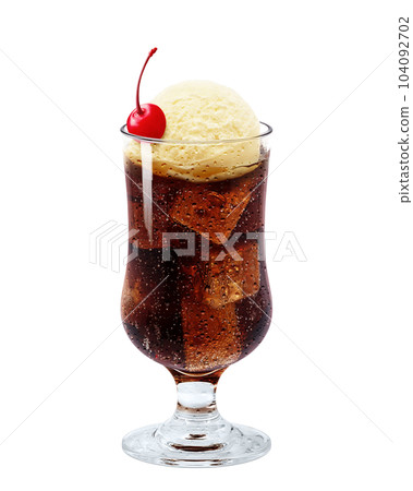 Cola float illustration real 104092702