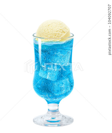 Soda float illustration real 104092707
