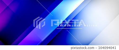 Abstract vector background. Shadow lines and lights with round elements and circles composition. Vector Illustration For Wallpaper, Banner, Background, Card, Book Illustration, landing page 104094041