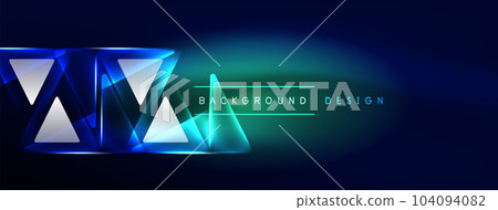 Neon lights hacking geometric background, virtual reality or artificial intelligence concept, cyberpunk geometric template for wallpaper, banner, presentation, background Neon lights hacking geometric background, virtual reality or artificial intelligence concept, cyberpunk geometric template for wallpaper, banner, presentation, background 104094082