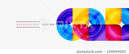 Circle abstract background. Wallpaper, banner, background, landing page, wall art, invitation, print, poster Circle abstract background. Wallpaper, banner, background, landing page, wall art, invitation, print, poster 104094083