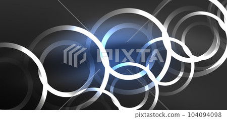 Neon laser lines, circles waves abstract background. Neon light or laser show, electric impulse, power lines, techno quantum energy impulse, magic glowing dynamic lines Neon laser lines, circles waves abstract background. Neon light or laser show, electric impulse, power lines, techno quantum energy impulse, magic glowing dynamic lines 104094098