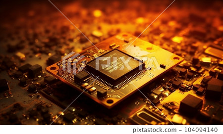 圖片素材：主板圖片 半導體等電子零件 104094140