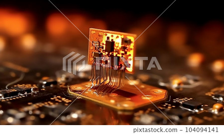 圖片素材：主板圖片 半導體等電子零件 104094141