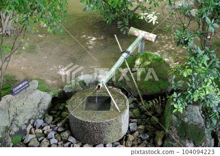 World Heritage Kyoto Ryoan-ji Stone Garden's squatting (hand basin) World Heritage Kyoto Ryoan-ji Stone Garden's squatting (hand basin) 104094223