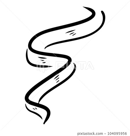 Doodle sketch style of smoke symbol drawn illustration for concept design. Doodle sketch style of smoke symbol drawn illustration for concept design. 104095956