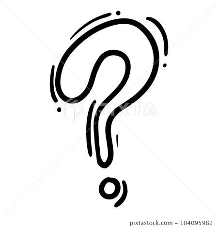 Doodle sketch style of question marks hand drawn illustration. for concept design. Doodle sketch style of question marks hand drawn illustration. for concept design. 104095982