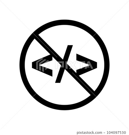 Low coding developing application background vector design icon. Low code banner digital concept Low coding developing application background vector design icon. Low code banner digital concept 104097530