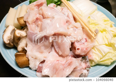 Ingredients for fuguchiri nabe Ingredients for fuguchiri nabe 104098040