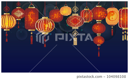 chinese style lantern decoration background 104098108