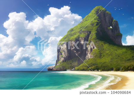 《AI影像》夏日海灘度假勝地 《AI影像》夏日海灘度假勝地 104098684