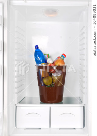 consumer basket in the refrigerator consumer basket in the refrigerator 104099031