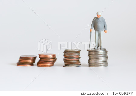 Elderly money image for old age Elderly money image for old age 104099177
