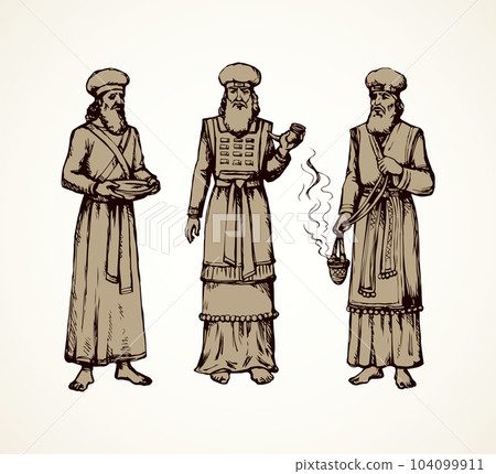 High Priest. Vector drawing High Priest. Vector drawing 104099911