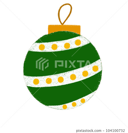 Green Christmas ball Green Christmas ball 104100732
