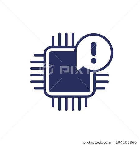 microchip supply shortage icon, vector microchip supply shortage icon, vector 104100860