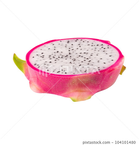 Dragonfruit or Pitaya isolated on a white background 104101480