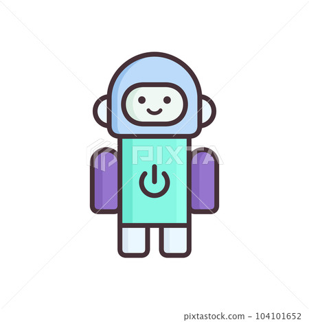 3 Cute Cartoon Scientists T Pose Stock Vector (Royalty Free