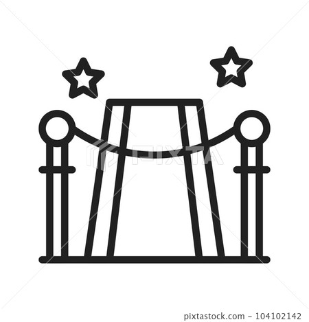 Red Carpet Icon Image. 104102142