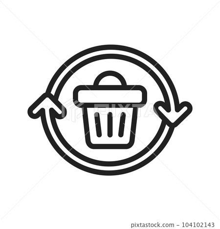 Recycle Icon Image. 104102143
