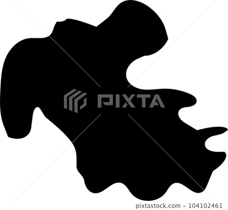 Oita prefecture silhouette 104102461