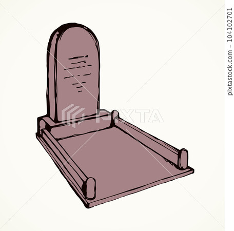 Tomb. Vector drawing 104102701