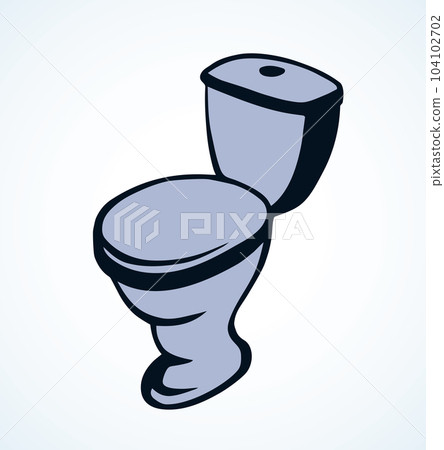 Toilet. Vector drawing Toilet. Vector drawing 104102702