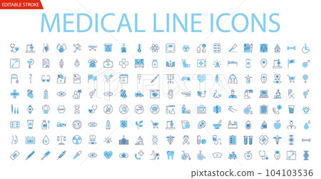 Medical Vector Icons Set 104103536