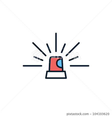 Flasher related vector icon. 104103620