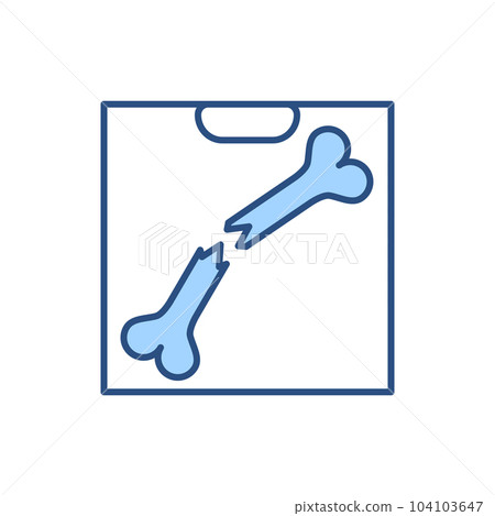 X-ray related vector icon. X-ray related vector icon. 104103647