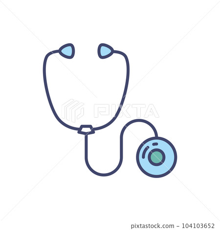 Stethoscope related vector icon. Stethoscope related vector icon. 104103652