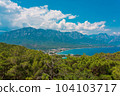 Beautiful view on coast near Kemer, Antalya, Turkey Kemer, Antalya, Mediterranean region, Turkey, Lycia. 104103717