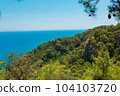 Beautiful view on coast near Kemer, Antalya, Turkey Kemer, Antalya, Mediterranean region, Turkey, Lycia. 104103720