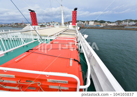 多雲的櫻島風景和櫻島渡口 104103837