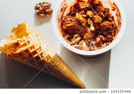 No-churn chocolate ice cream No-churn chocolate ice cream 104105446