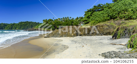 Panoramic photo of Tiririca beach 104106255