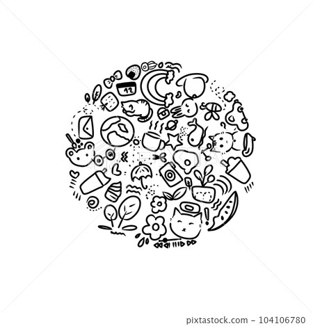 Premium vector. Object and symbol are the element. 104106780