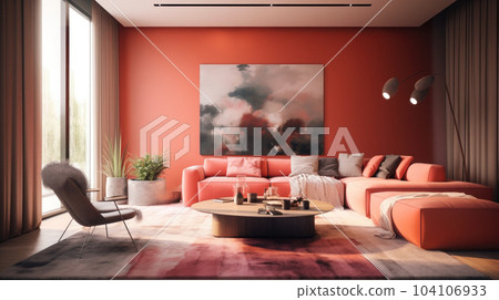 The modern living room luxury interior The modern living room luxury interior 104106933