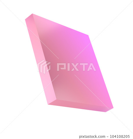 3d shape abstract metal rectangle geometric. Realistic glossy pink and lilac gradient luxury template decorative design illustration. Minimalist bright rectangle mockup isolated with clipping path 3d shape abstract metal rectangle geometric. Realistic glossy pink and lilac gradient luxury template decorative design illustration. Minimalist bright rectangle mockup isolated with clipping path 104108205